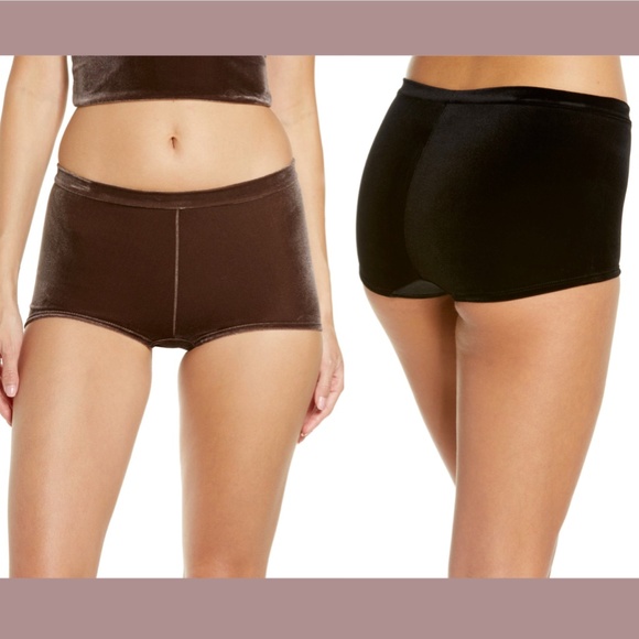 NWT Commando [ L/XL Large/XL ] Velvet High Waist Briefs in‎ Greige Brown - Picture 2 of 10